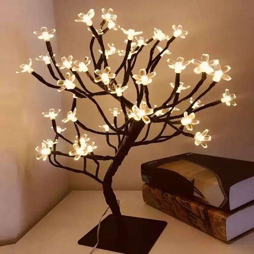 LED Cherry Blossom Tree Table Lamp ( 45cm, 48 LED )