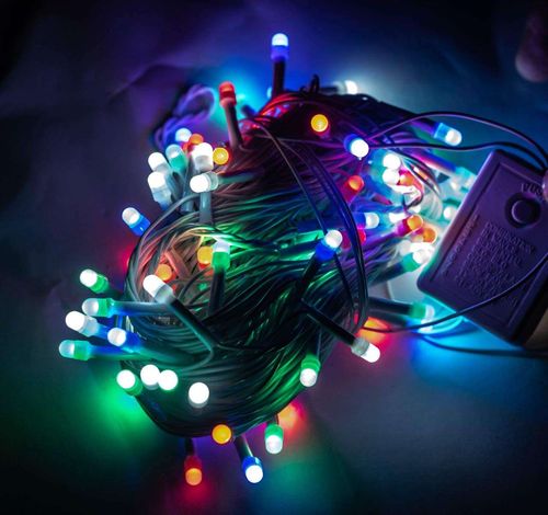 Multi Color LED Big Rice String Light ( 30 feet )