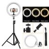 Ring Light Tripod SET for Studio-YouTuber-TikToker (10 Inch )